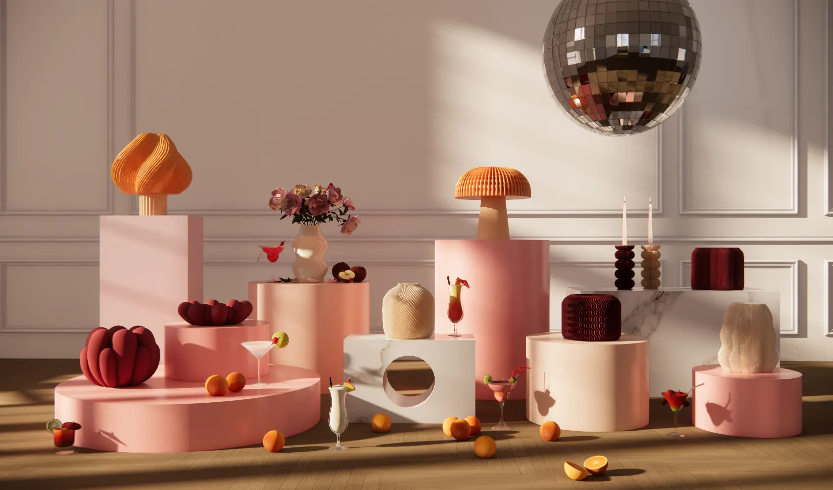 Chronicles Products Showroom Pink